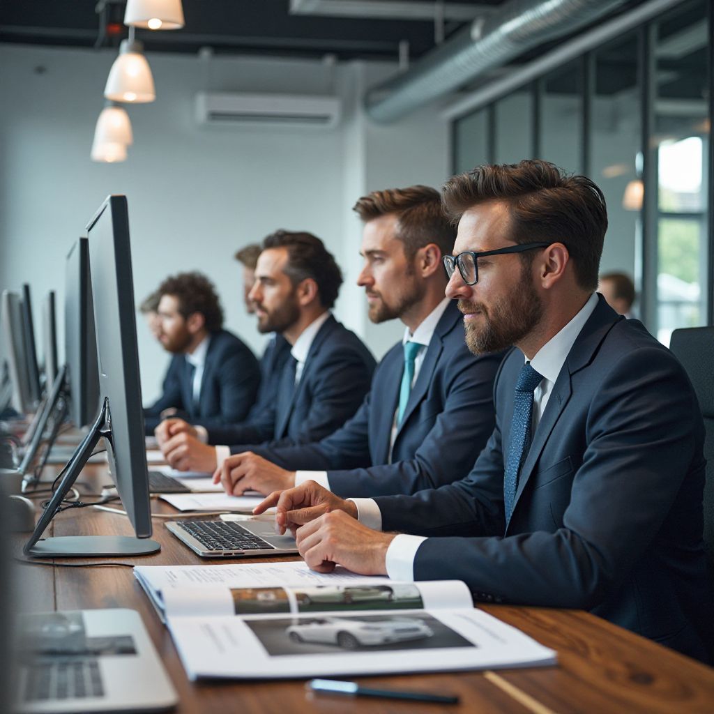 Equipo de AutoSelect Argentina en su oficina central de Buenos Aires