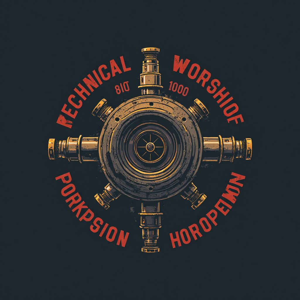 Logo de taller mecánico certificado